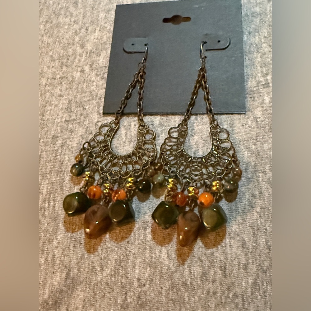 Chandelier Dangle Earrings - Picture 3 of 4